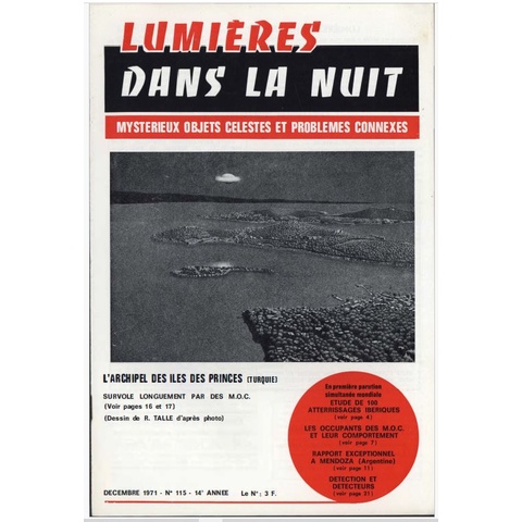 ERGÜN ARIKDAL'IN 1971 YILINDA  LUMIERES DANS LA NUIT ADLI DERGİDE YAYINLANAN YAZISI